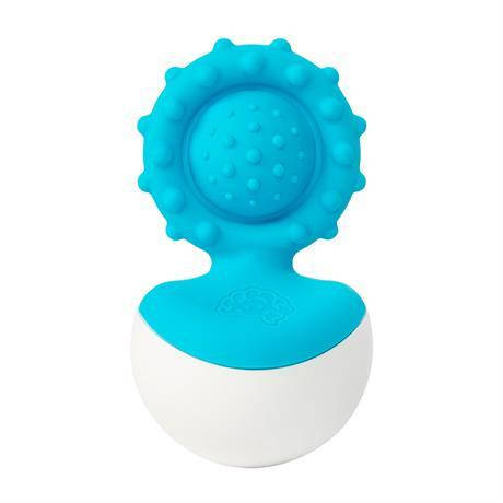 Прорізувач-неваляшка Fat Brain Toys dimpl wobl блакитний (F2174ML), фото 1