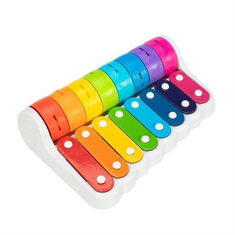 Ксилофон і дзвіночки Fat Brain Toys Rock N' Roller Piano (F281ML), фото 1