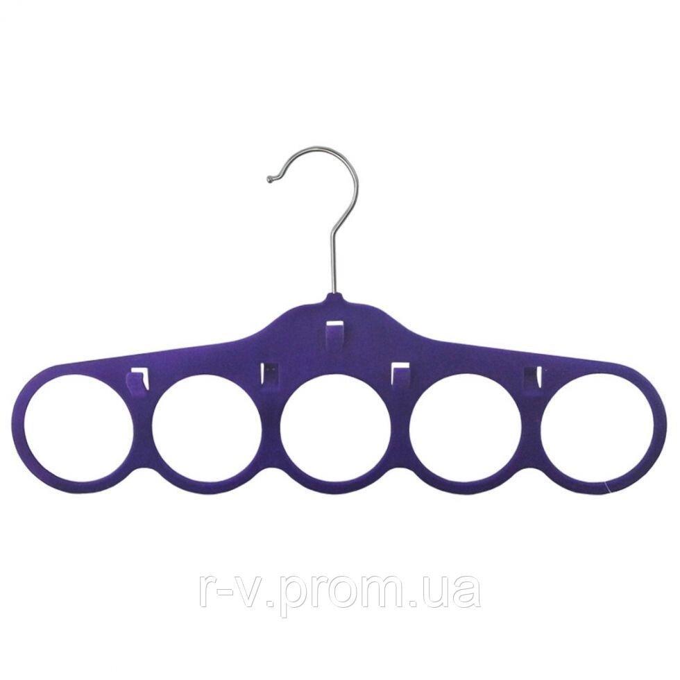 Вішалка з велюровим покриттям під шарфи, ремені, фото 1