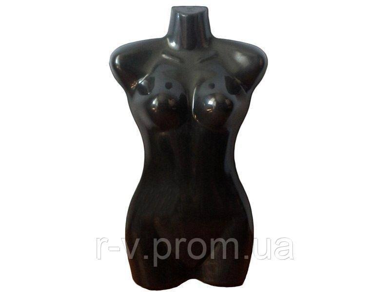 Женсикй підвісний манекен "Квітка на шиї" чорний, фото 1