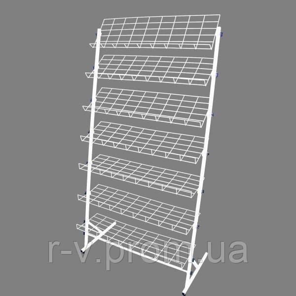 Стелаж-стійка для взуття на 7 полиць ширина 106 (см), фото 1