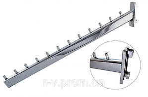 Кронштейн в рейку на 12 штирів овальна 40 (см)