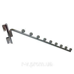 Кронштейн прутик на 9 кульок в рейку 35 (см)