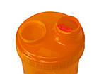 Шейкер спортивний Shaker360 700ml TR NEON Orange, фото 4