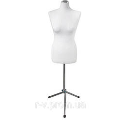 Манекен жіночий пінопластовий білий 50-52р