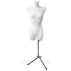 Манекен костюмний жіночий пінопластовий 42-44р білий