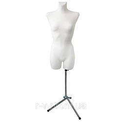 Манекен жіночий костюмний пінопластовий 46-48р білий