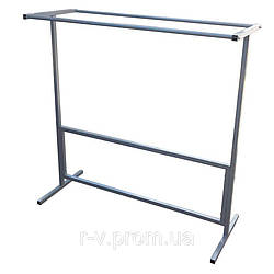 Стійка для одягу двостороння сіра