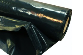 Плівка чорна технічна, шир 4 м, 120 мкм, рулон 50 м, фото 1