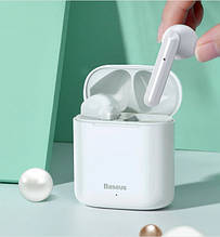 Бездротові блютуз навушники Baseus Encok True Wireless Earphones W09 (NGW09-01) White