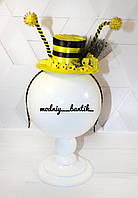 Обруч ободок шляпка для карнавального костюма пчела пчелка