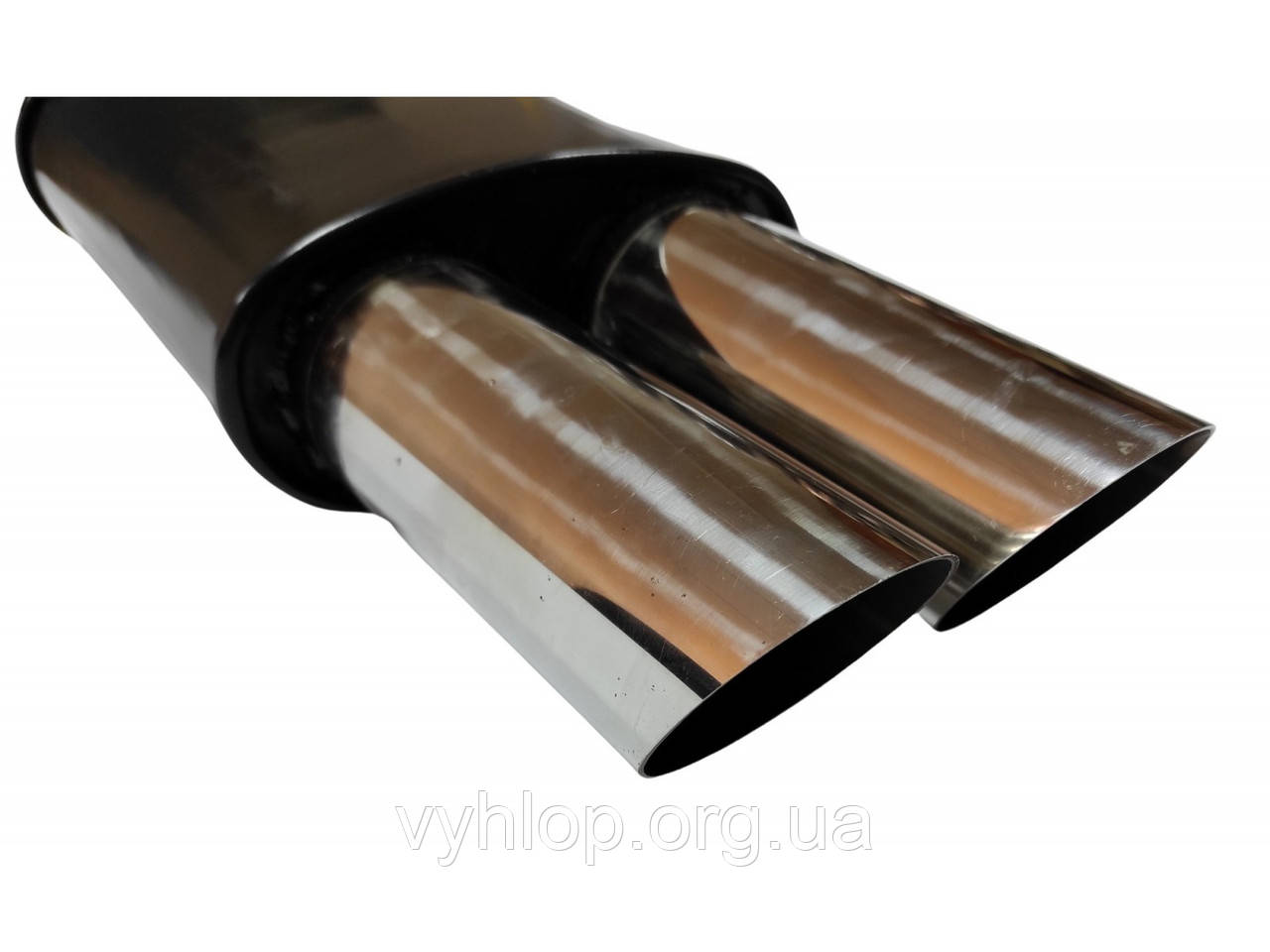 Прямоточний глушник V025 алюминизированный/нержавіюча сталь