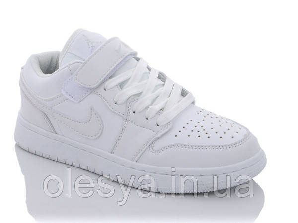 Кросівки білі підліткові 87-7 розміри 33, фото 1