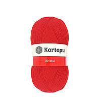 Kartopu KRISTAL (Кристал) № 160 красный (Пряжа 100% акрил, нитки для вязания)