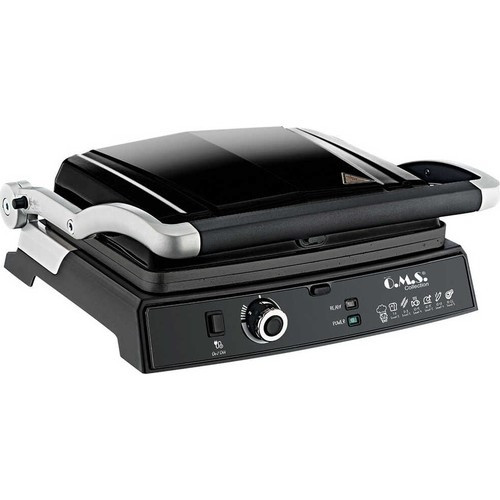 Електричний, притискної контактний гриль OMS 3278 Black (2000Вт, випічка, барбекю, Туреччина), фото 1