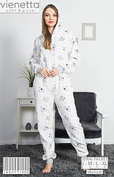 Кігурумі жіночий на блискавці, рвана махра, Vienetta