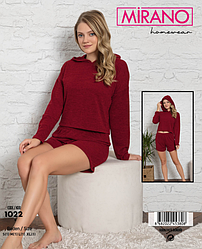 Комплект жіночий, демісезонний (футболка, довгий рукав + штани), оптом, ПАР/4шт р.S-XL, Fawn