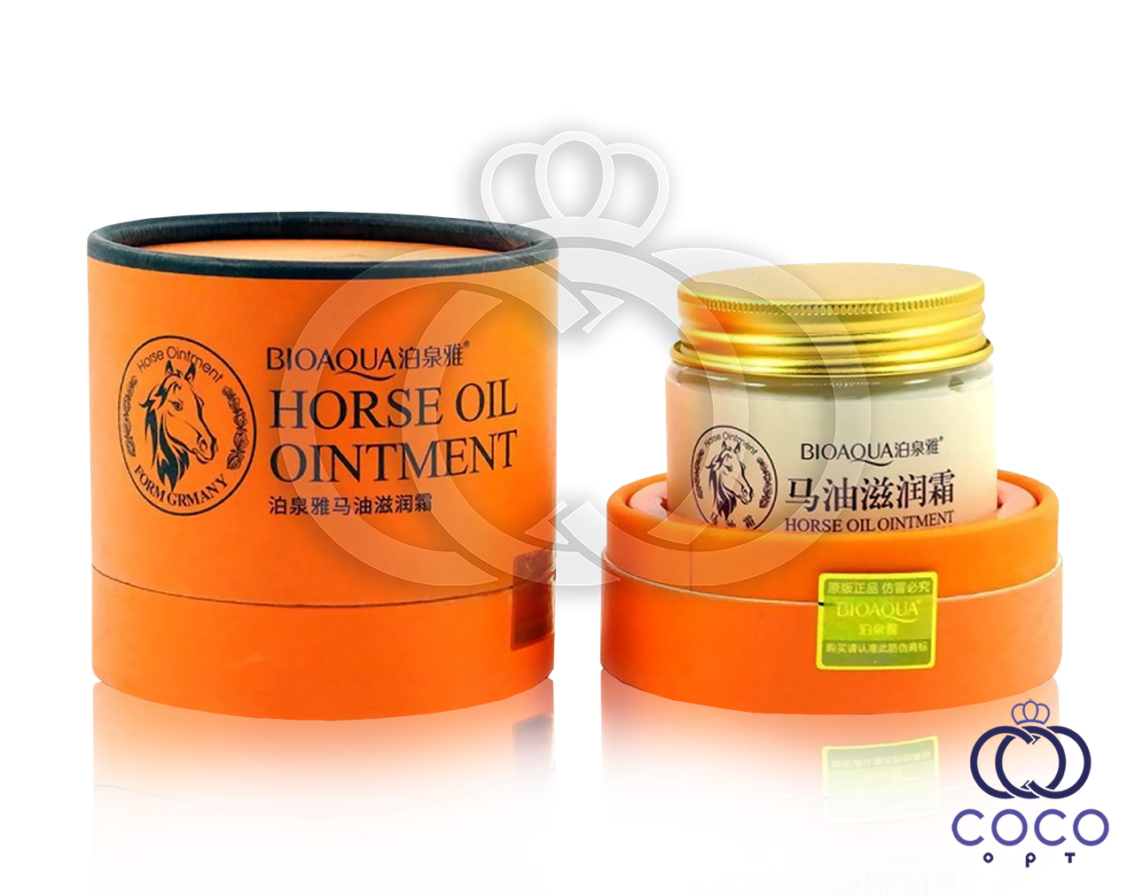 Омолоджуючий крем для обличчя Bioaqua Horse Oil Cream з кінським маслом 70 гр