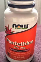 Пантетин Now Foods Pantethine 300 mg 60 капсул Вітамін В5, фото 6