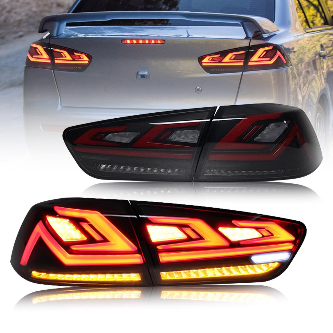 Ліхтарі Mitsubishi Lancer X тюнінг Led оптика