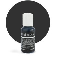 ГЕЛЕВИЙ БАРВНИК CHEFMASTER LIQUA-GEL COAL BLACK (ЧОРНИЙ) 21 г, фото 1