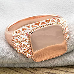 Печатка Xuping Каблучка Ахіллеса 13706 ширина 15 мм позолота РО розмір 24