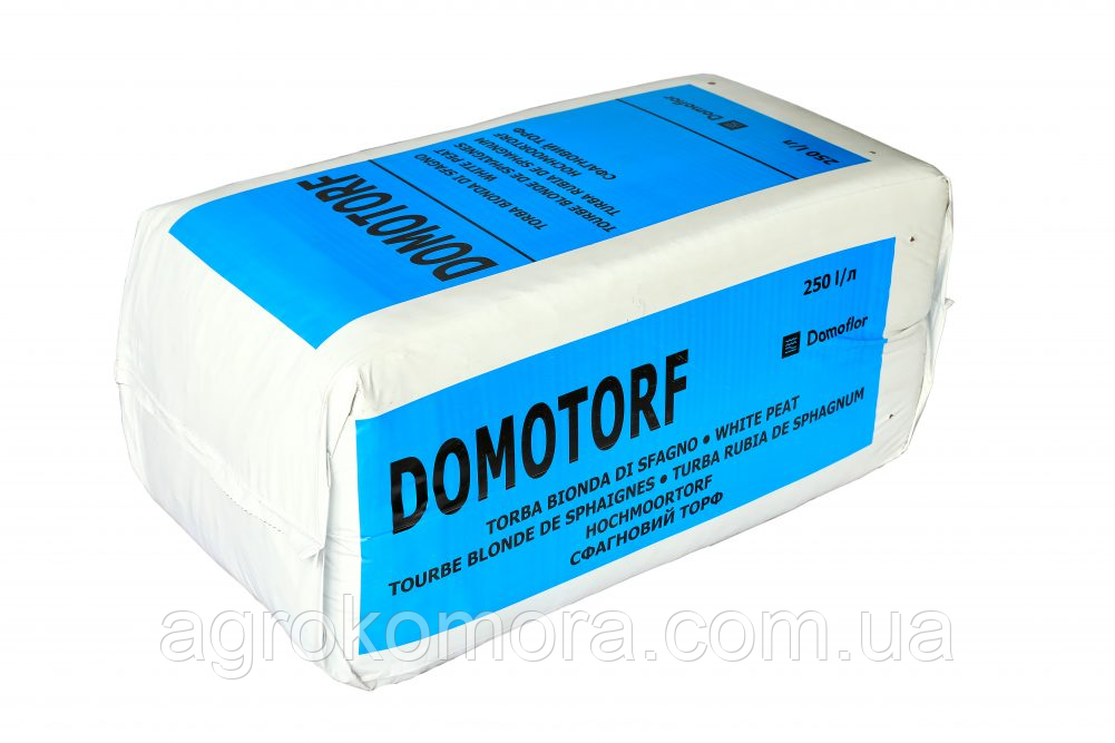 Торф'яний субстрат DOMOTORF фракція 0-20 мм кислий торф DOMOFLOR, фото 1