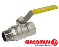 Кран шаровый для газа Giacomini 1/2" ВН (ручка)