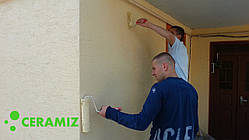 Рідка теплоізоляція CERAMIZ 10L/20 м.кв., фарба-утеплювач для фасаду, підлоги, стін, труб, стелі