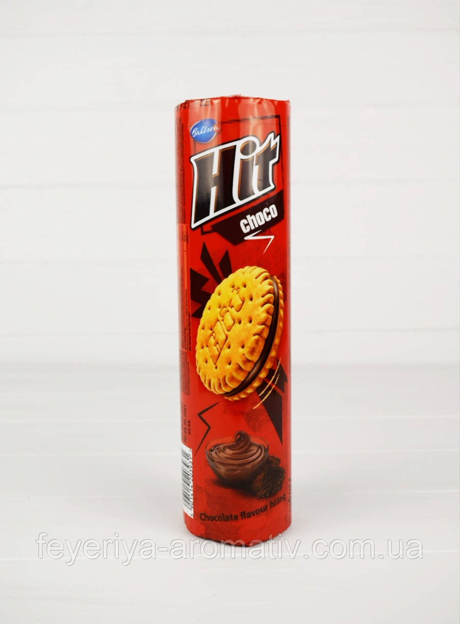 Печиво із шоколадом HIT choco 220гр. (Польща)