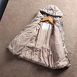 Дитяча тепла куртка з капюшоном для дівчинки осінь зима, фото 10