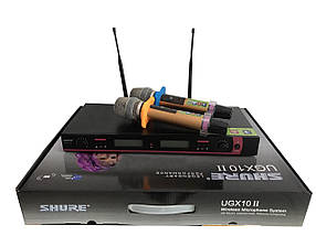 Мікрофон DM UG-X10 II Shure радіосистема два професійних мікрофони, фото 2