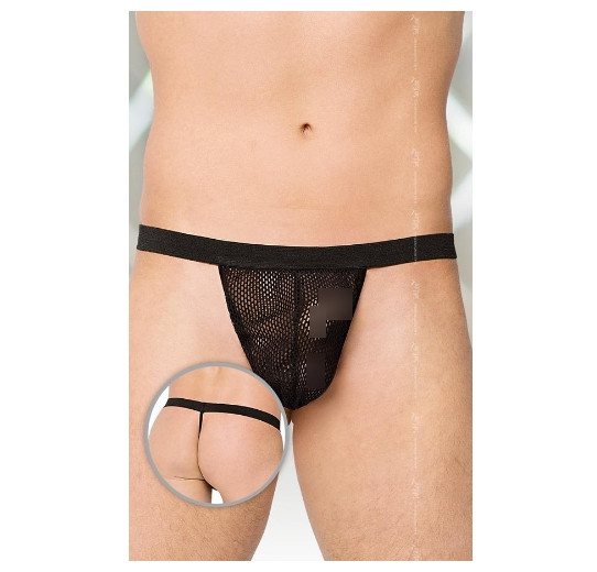 Чоловічі стрінги Thong 4402, чорні, S/L