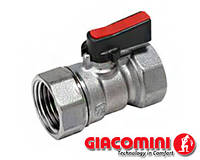 Кран шаровый Мини Giacomini 1/2" ВВ