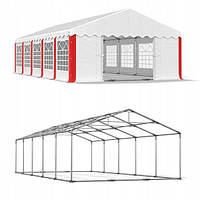 Шатер Палатка Садовая с окнами PE 5 x 10m 240 г/м + нижний каркас