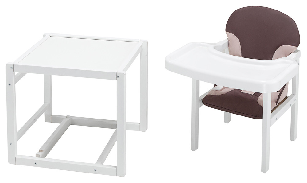 Стільчик-трансформер Babyroom Поні-240 білий шоколад / бежевий
