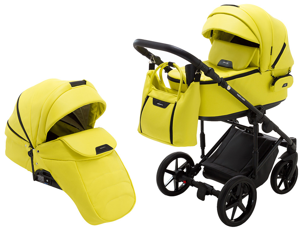 Коляска 2 в 1 Adamex Porto Light ECO SA-22 жовтий