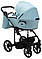 Коляска 2 в 1 Adamex Porto Light Tip TK-25 блакитний, фото 4