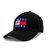 Жіноча бейсболка тракер Tommy Hilfiger чорна кепка Томмі Хілфігер Якість Трендова Молодіжна, фото 2