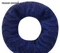 Красивый модный комплект шапка и шарф-снуд от Kamea - LUISA. Kamea, Зима, Польша, темно-синий