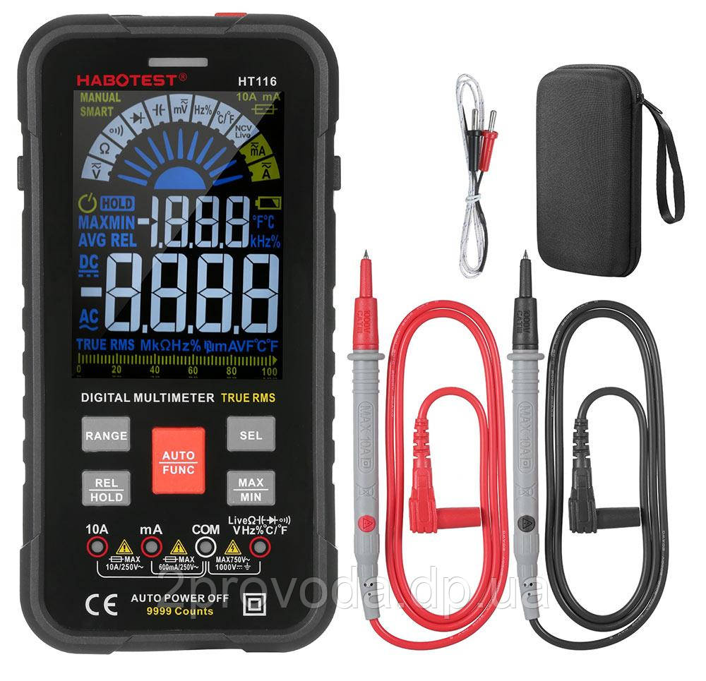 Мультиметр Habotest HT116 цифровий (Smart) інтелектуальний