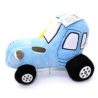М'яка іграшка «Синій трактор» музика 15*22*14 см російська мова (BT1020R), фото 4
