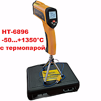 Пирометр с термопарой и штативом Xintest HT-6896 (-50 +1350 °С, 50:1, 0,1-1,0)