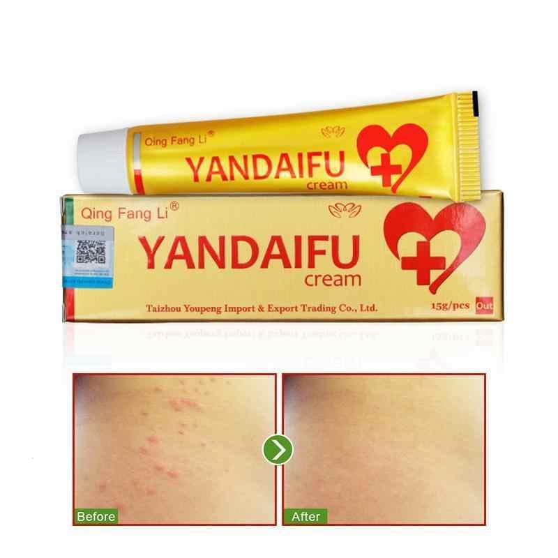 Антибактериальный крем Yandaifu от псориаза, экземы, дерматита. Оригинал (БЕЗ КОРОБКИ) 15 гр - фото 7 - id-p1477875245