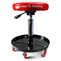 Детейлинг стул с лотком для инструментов - MaxShine Detailing Stool With Tool Tray красно-черный (702301)