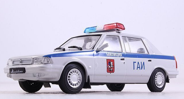 Автолегенди Міліція №11 Москвич-2142R5 "Князь Володимир" | Спецвипуск колекційна модель 1:43 | ДеАгостіні, фото 1