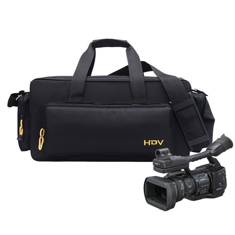Сумка для фотоапарата або відеокамери професійна універсальна HDV середня Чорна ( код: IBF065B1 )
