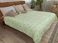Одеяло зимнее с бамбуковым волокном Bamboo тёплое двуспальное 180х220 см ±5% микрофибра Украина