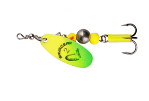 Блешня Savage Gear Caviar Spinner #3 9.5g 07-Fluo Yellow / Chartreuse