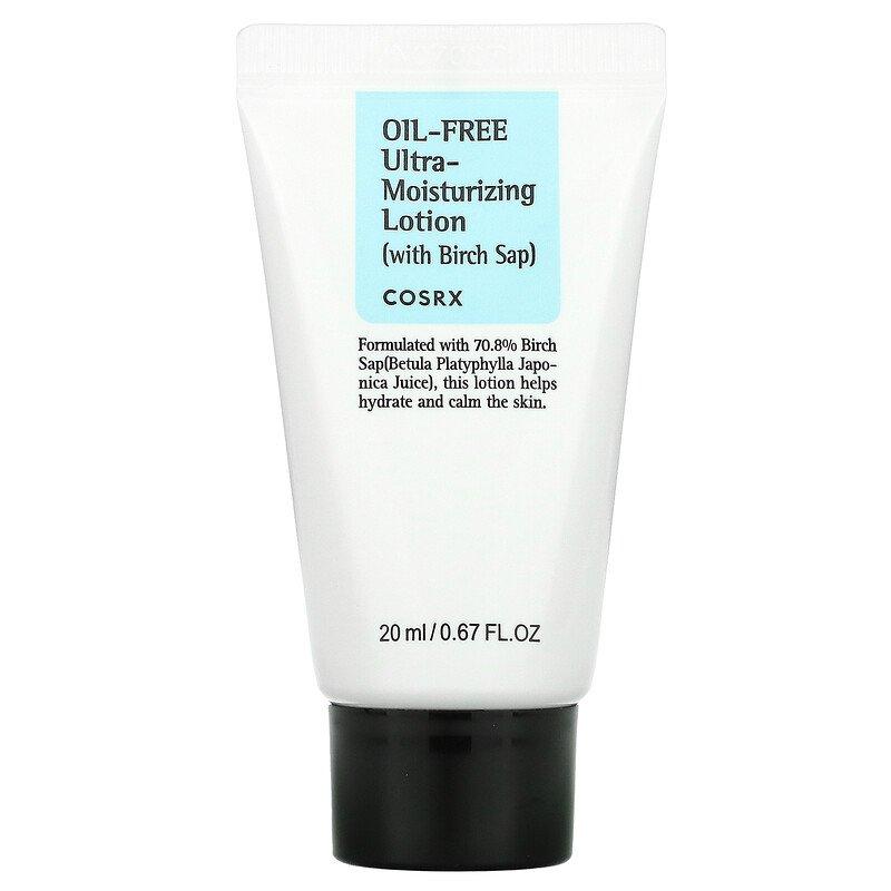 Знежирений ультразволожуючий лосьйон, з березовим соком COSRX Oil-Free Ultra Moisturizing Lotion 20 мл